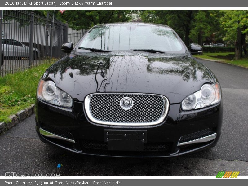 Ebony Black / Warm Charcoal 2010 Jaguar XF Sport Sedan