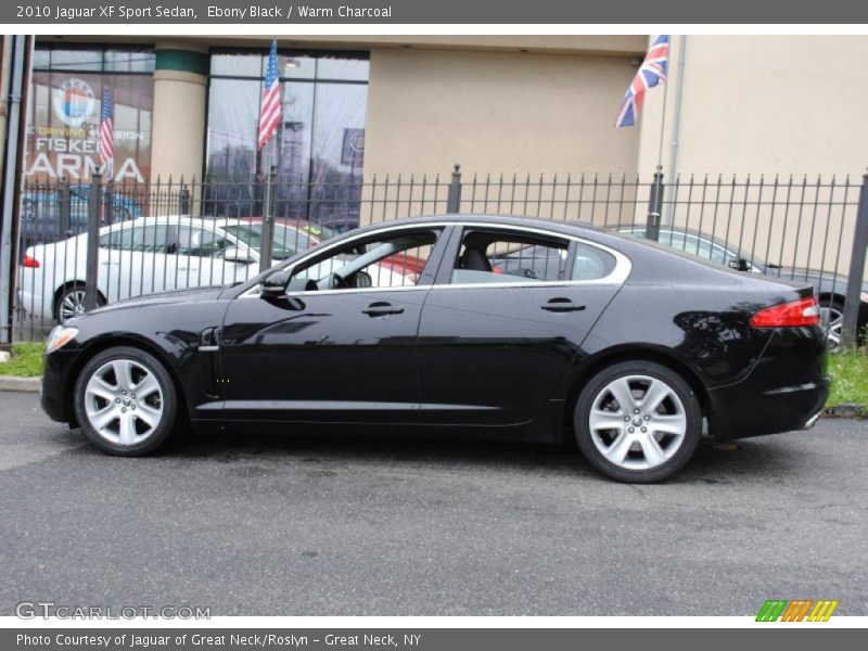 Ebony Black / Warm Charcoal 2010 Jaguar XF Sport Sedan