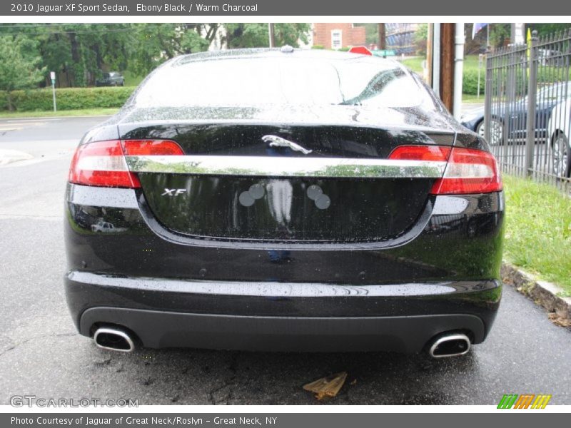 Ebony Black / Warm Charcoal 2010 Jaguar XF Sport Sedan