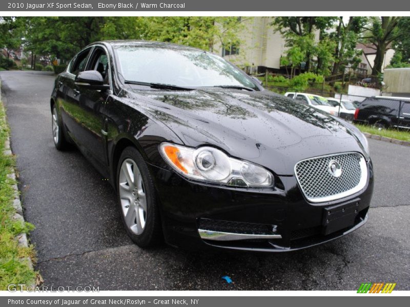 Ebony Black / Warm Charcoal 2010 Jaguar XF Sport Sedan