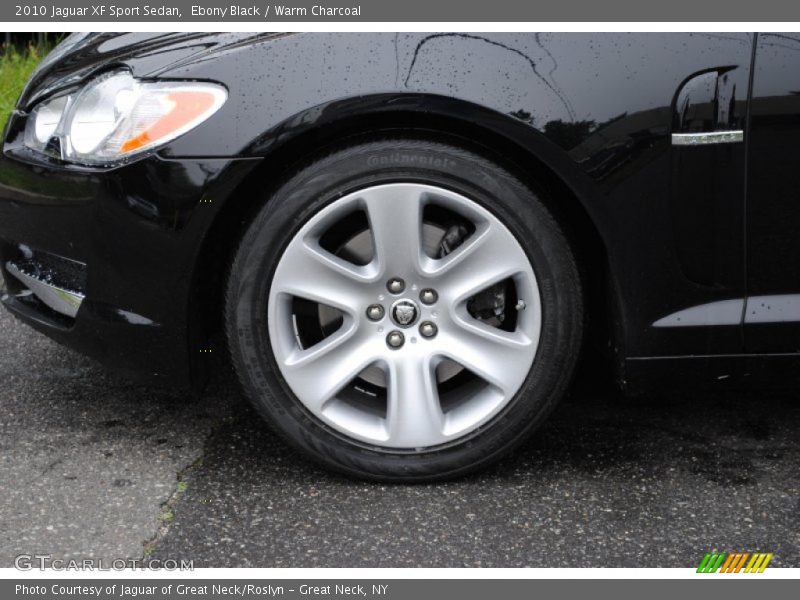 Ebony Black / Warm Charcoal 2010 Jaguar XF Sport Sedan