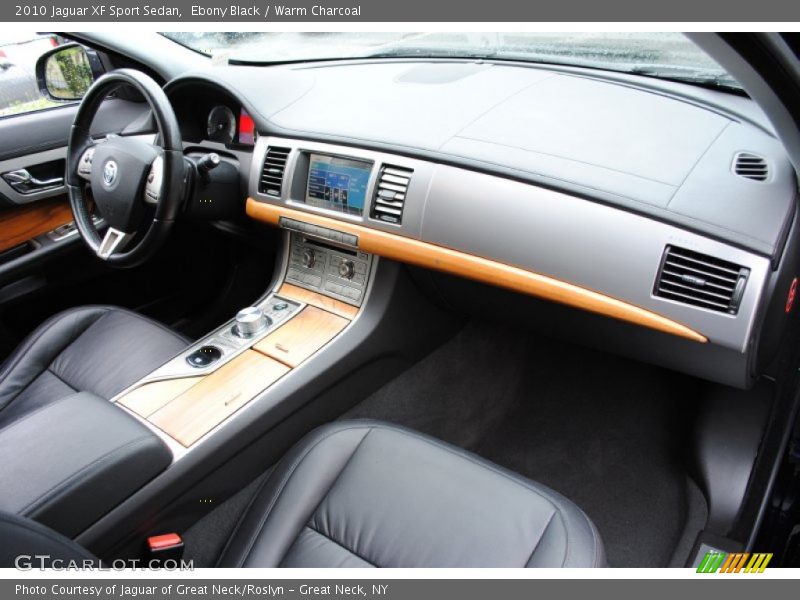Ebony Black / Warm Charcoal 2010 Jaguar XF Sport Sedan
