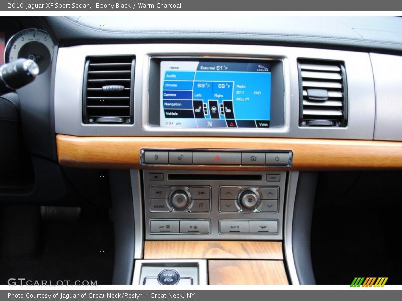 Ebony Black / Warm Charcoal 2010 Jaguar XF Sport Sedan