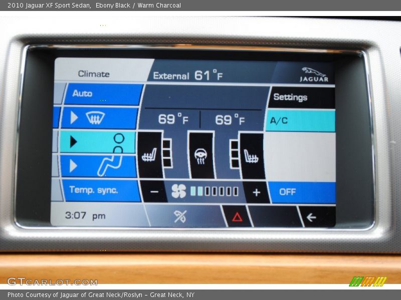 Ebony Black / Warm Charcoal 2010 Jaguar XF Sport Sedan