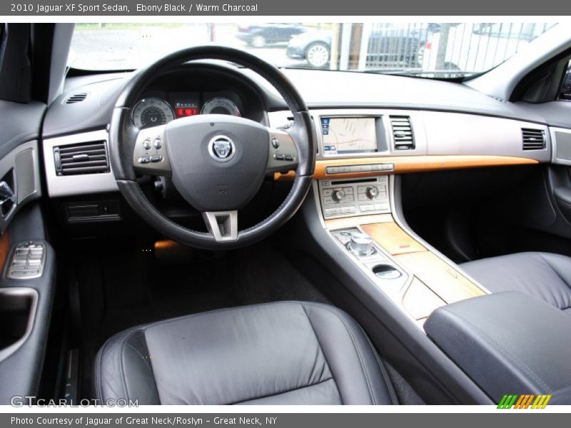Ebony Black / Warm Charcoal 2010 Jaguar XF Sport Sedan