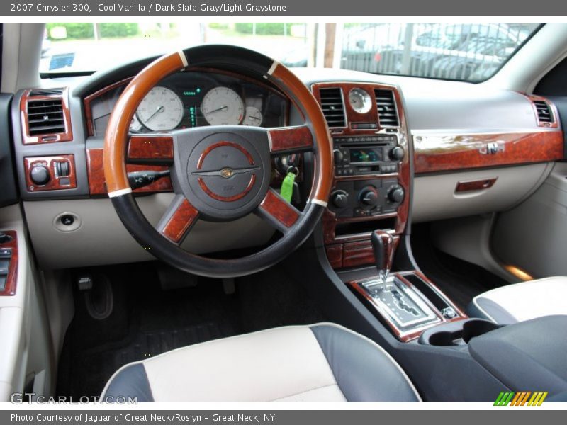 Cool Vanilla / Dark Slate Gray/Light Graystone 2007 Chrysler 300