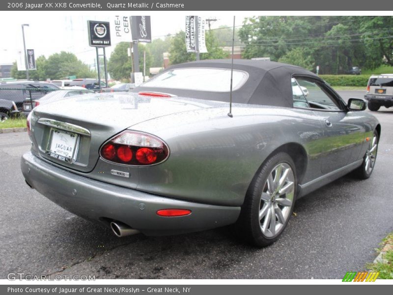 Quartz Metallic / Cashmere 2006 Jaguar XK XK8 Convertible