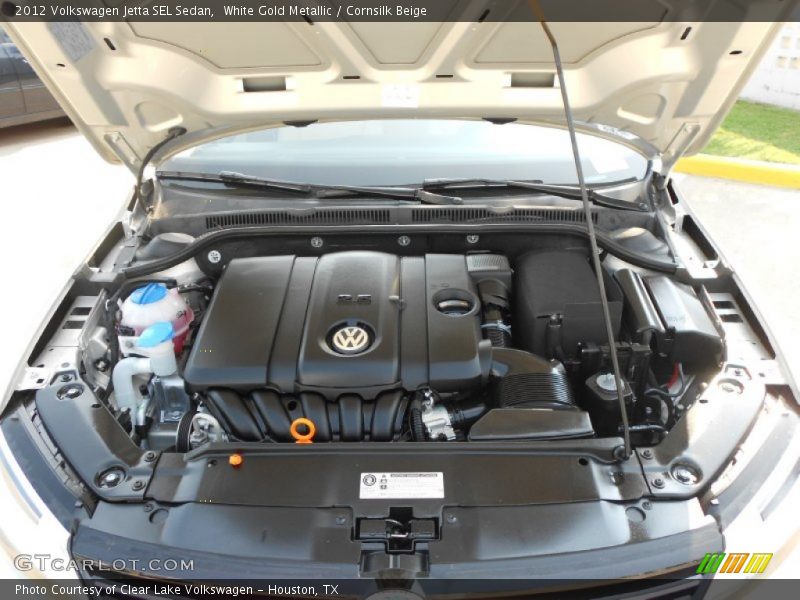 White Gold Metallic / Cornsilk Beige 2012 Volkswagen Jetta SEL Sedan