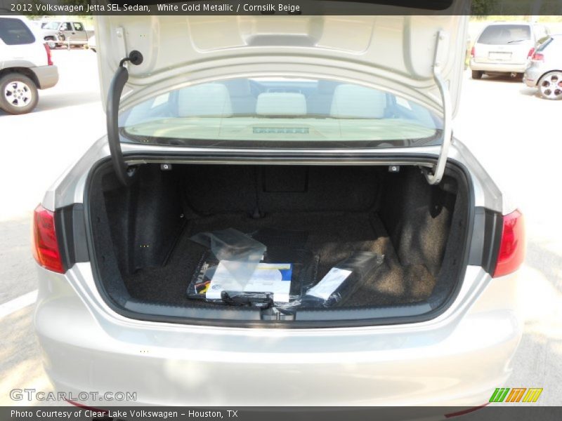 White Gold Metallic / Cornsilk Beige 2012 Volkswagen Jetta SEL Sedan