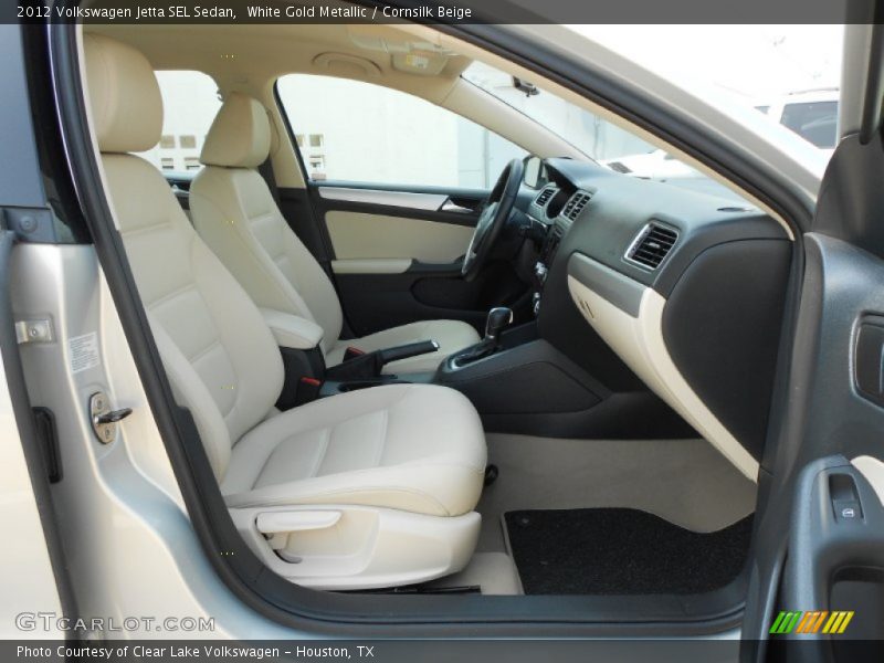 White Gold Metallic / Cornsilk Beige 2012 Volkswagen Jetta SEL Sedan