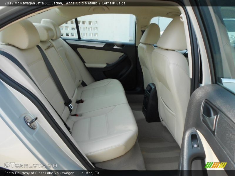 White Gold Metallic / Cornsilk Beige 2012 Volkswagen Jetta SEL Sedan