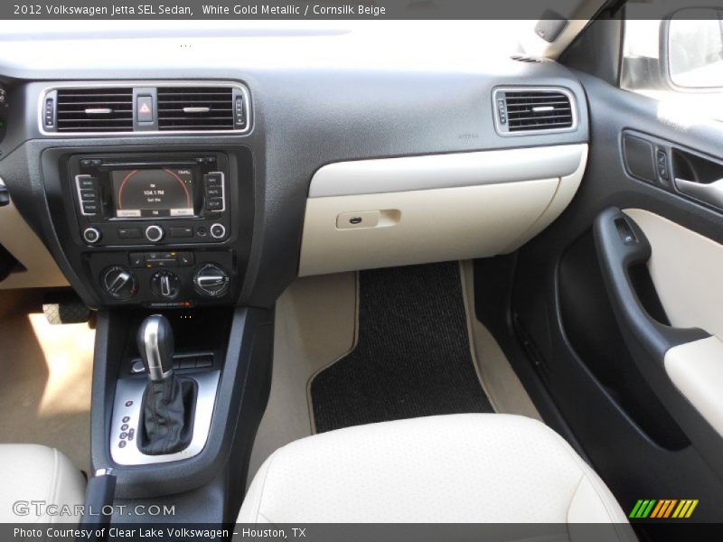 White Gold Metallic / Cornsilk Beige 2012 Volkswagen Jetta SEL Sedan