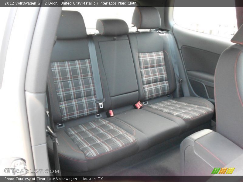  2012 GTI 2 Door Interlagos Plaid Cloth Interior