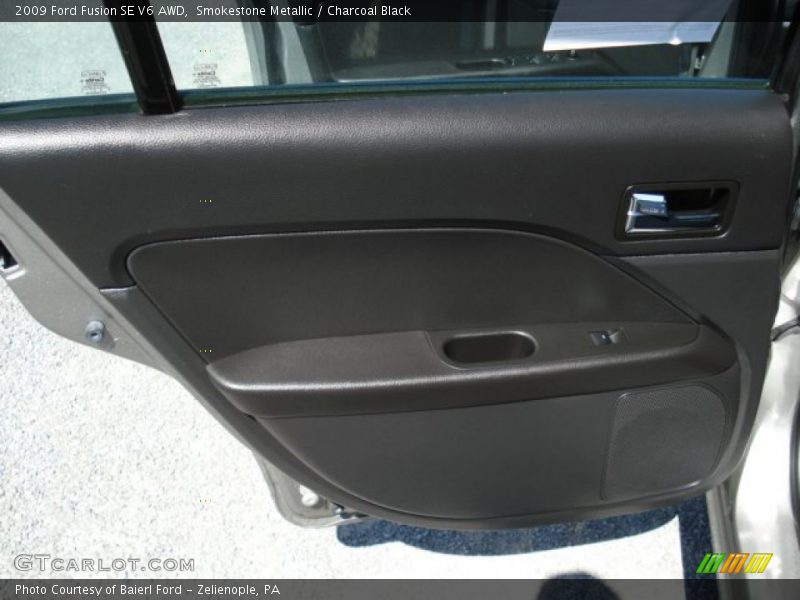 Smokestone Metallic / Charcoal Black 2009 Ford Fusion SE V6 AWD