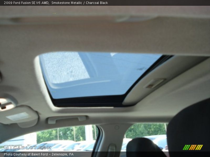 Smokestone Metallic / Charcoal Black 2009 Ford Fusion SE V6 AWD