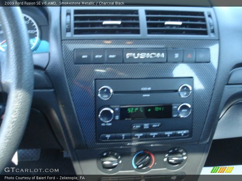 Smokestone Metallic / Charcoal Black 2009 Ford Fusion SE V6 AWD
