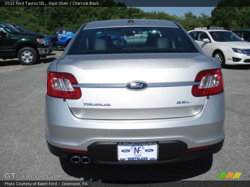 Ingot Silver / Charcoal Black 2012 Ford Taurus SEL