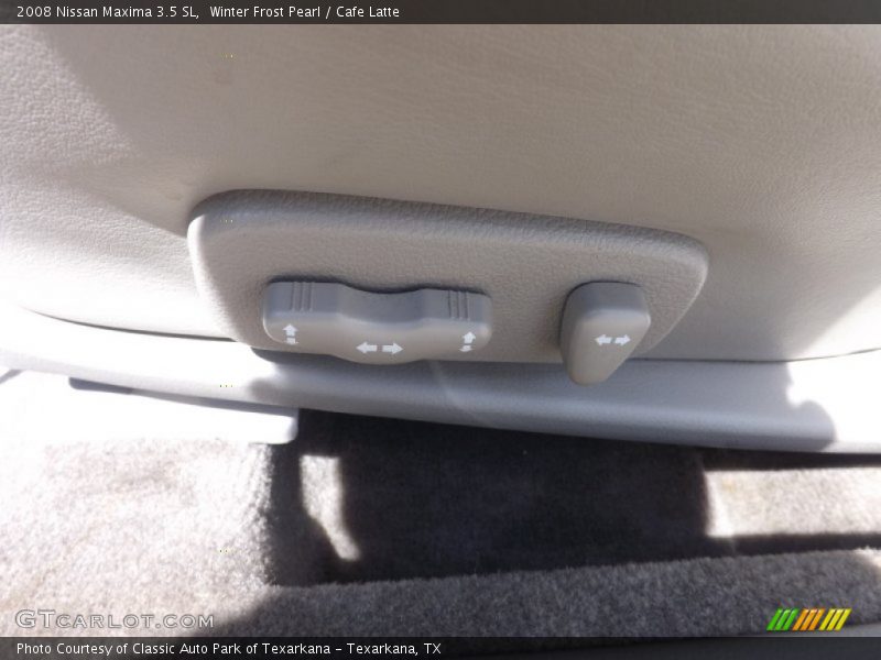 Winter Frost Pearl / Cafe Latte 2008 Nissan Maxima 3.5 SL