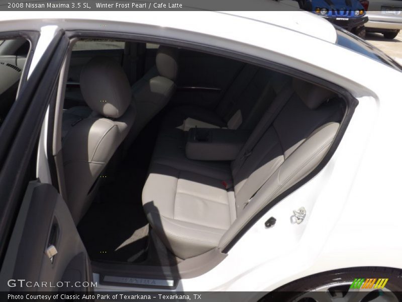 Winter Frost Pearl / Cafe Latte 2008 Nissan Maxima 3.5 SL