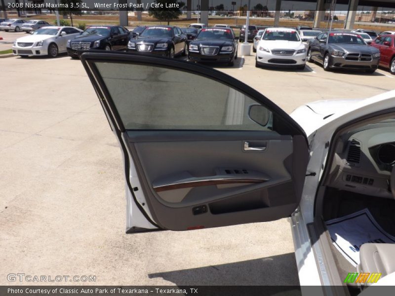 Winter Frost Pearl / Cafe Latte 2008 Nissan Maxima 3.5 SL