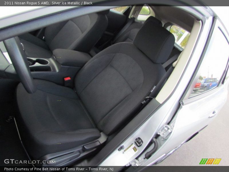 Silver Ice Metallic / Black 2011 Nissan Rogue S AWD