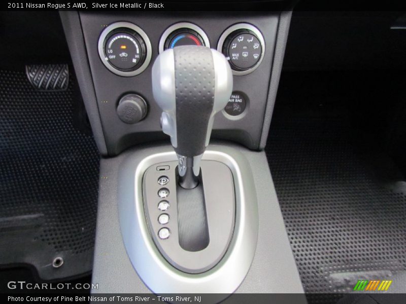 Silver Ice Metallic / Black 2011 Nissan Rogue S AWD