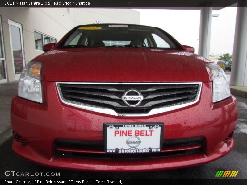 Red Brick / Charcoal 2011 Nissan Sentra 2.0 S