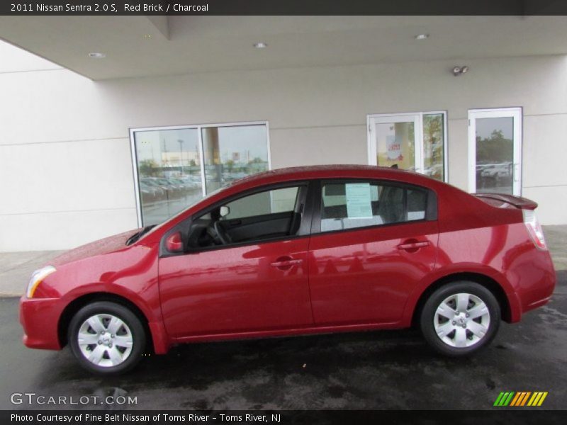Red Brick / Charcoal 2011 Nissan Sentra 2.0 S