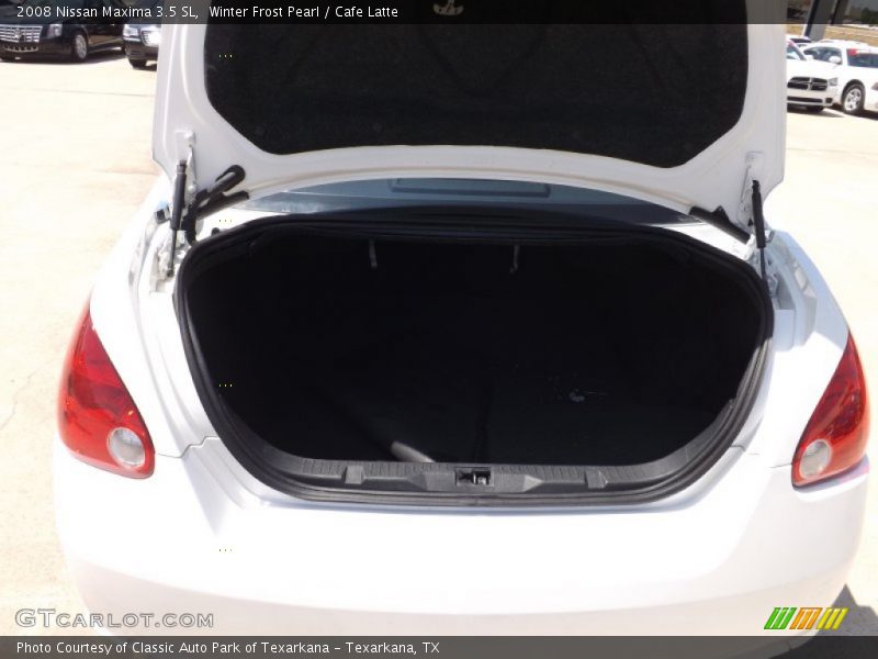 Winter Frost Pearl / Cafe Latte 2008 Nissan Maxima 3.5 SL