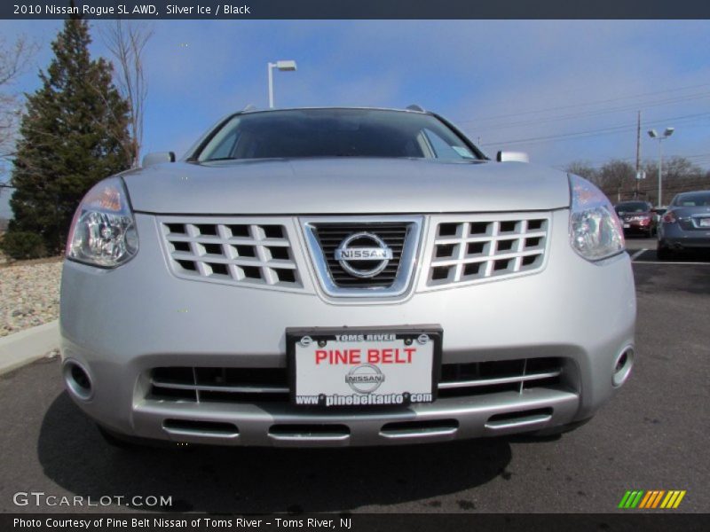 Silver Ice / Black 2010 Nissan Rogue SL AWD