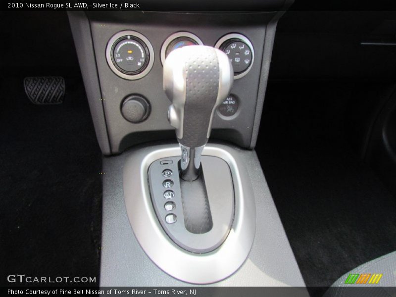 Silver Ice / Black 2010 Nissan Rogue SL AWD