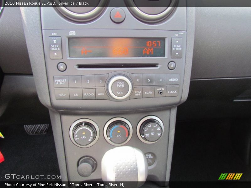 Silver Ice / Black 2010 Nissan Rogue SL AWD