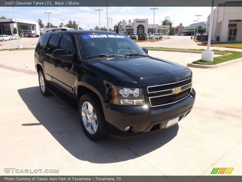 Black / Ebony 2007 Chevrolet Tahoe LTZ