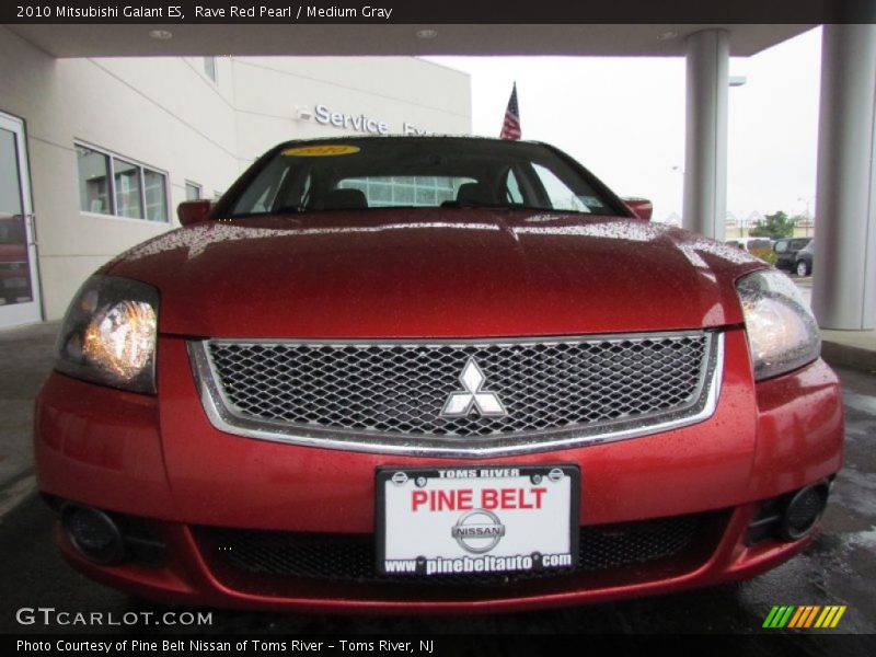 Rave Red Pearl / Medium Gray 2010 Mitsubishi Galant ES