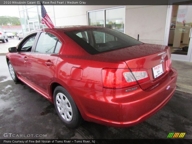 Rave Red Pearl / Medium Gray 2010 Mitsubishi Galant ES