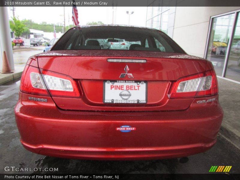 Rave Red Pearl / Medium Gray 2010 Mitsubishi Galant ES