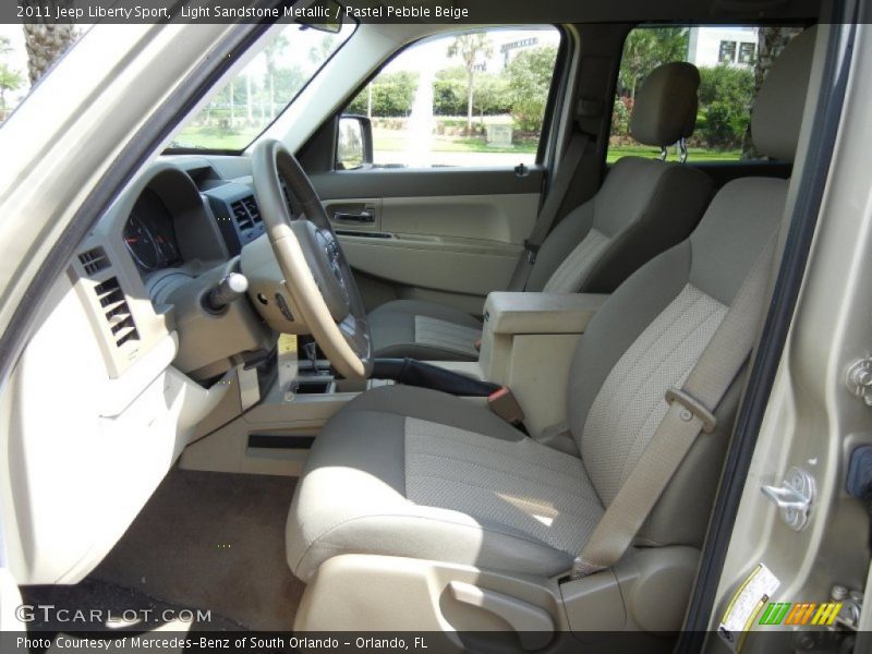 Light Sandstone Metallic / Pastel Pebble Beige 2011 Jeep Liberty Sport