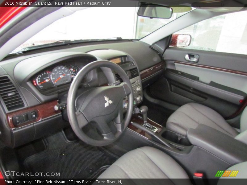 Rave Red Pearl / Medium Gray 2010 Mitsubishi Galant ES