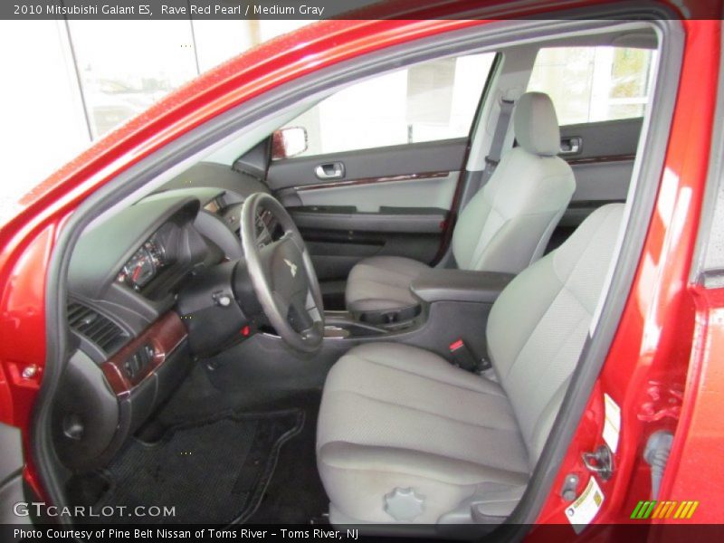 Rave Red Pearl / Medium Gray 2010 Mitsubishi Galant ES
