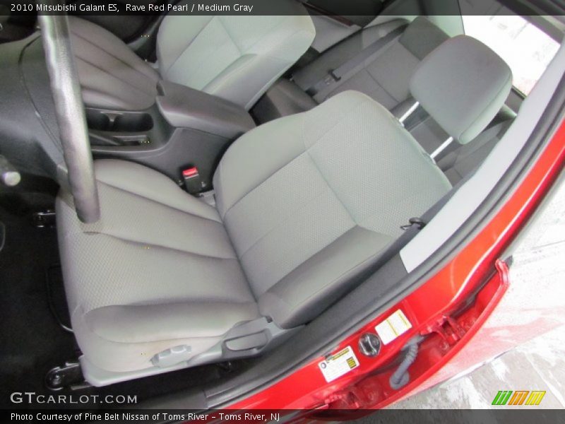 Rave Red Pearl / Medium Gray 2010 Mitsubishi Galant ES