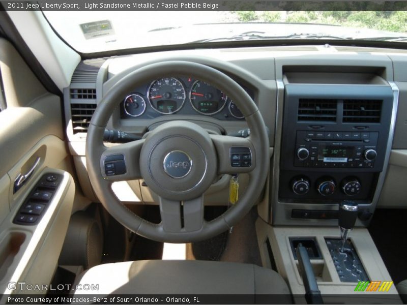 Light Sandstone Metallic / Pastel Pebble Beige 2011 Jeep Liberty Sport