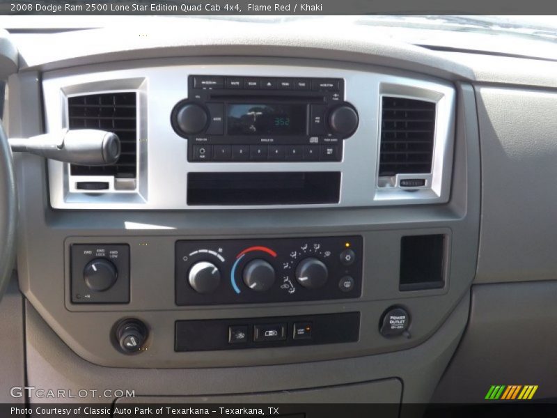 Flame Red / Khaki 2008 Dodge Ram 2500 Lone Star Edition Quad Cab 4x4