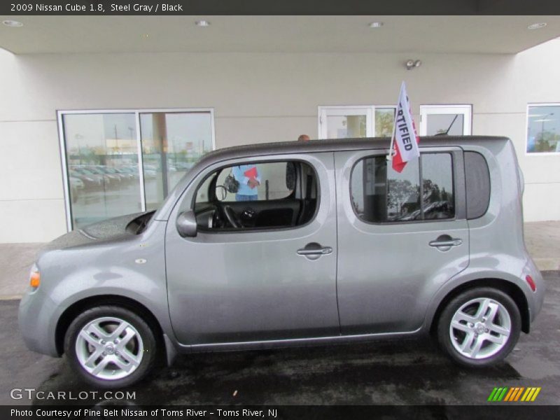 Steel Gray / Black 2009 Nissan Cube 1.8