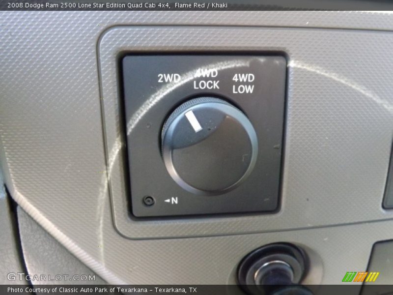 Flame Red / Khaki 2008 Dodge Ram 2500 Lone Star Edition Quad Cab 4x4