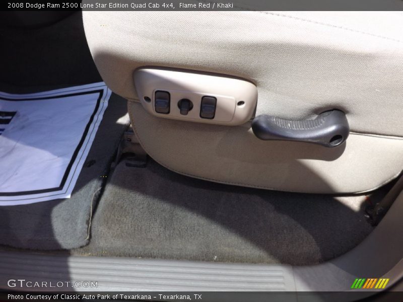 Flame Red / Khaki 2008 Dodge Ram 2500 Lone Star Edition Quad Cab 4x4