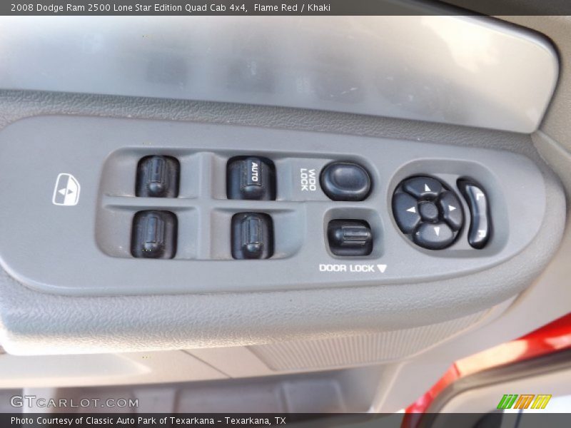 Flame Red / Khaki 2008 Dodge Ram 2500 Lone Star Edition Quad Cab 4x4