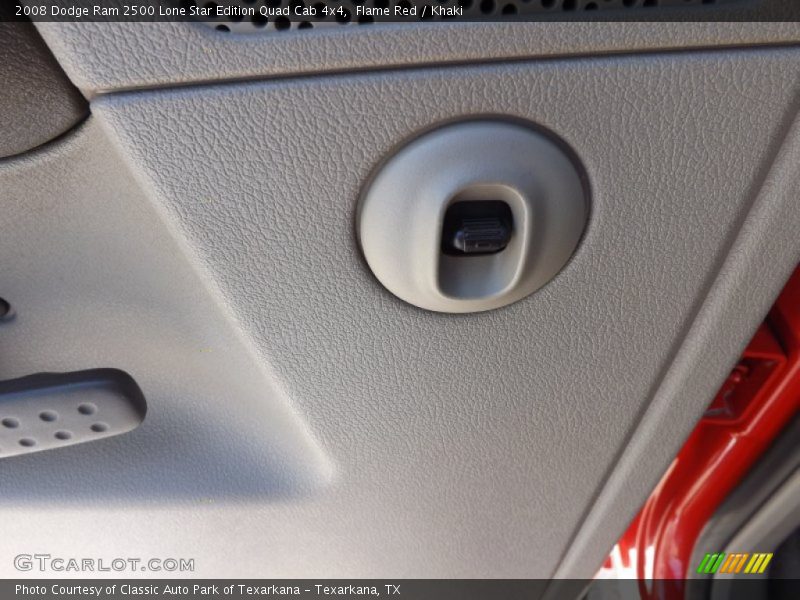 Flame Red / Khaki 2008 Dodge Ram 2500 Lone Star Edition Quad Cab 4x4