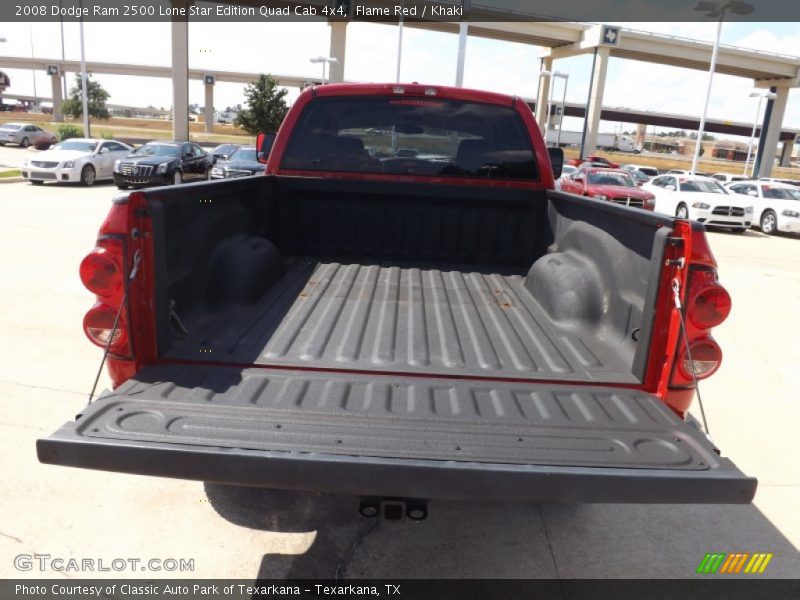 Flame Red / Khaki 2008 Dodge Ram 2500 Lone Star Edition Quad Cab 4x4