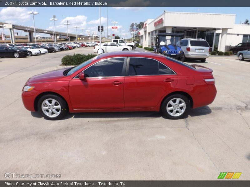 Barcelona Red Metallic / Bisque 2007 Toyota Camry SE