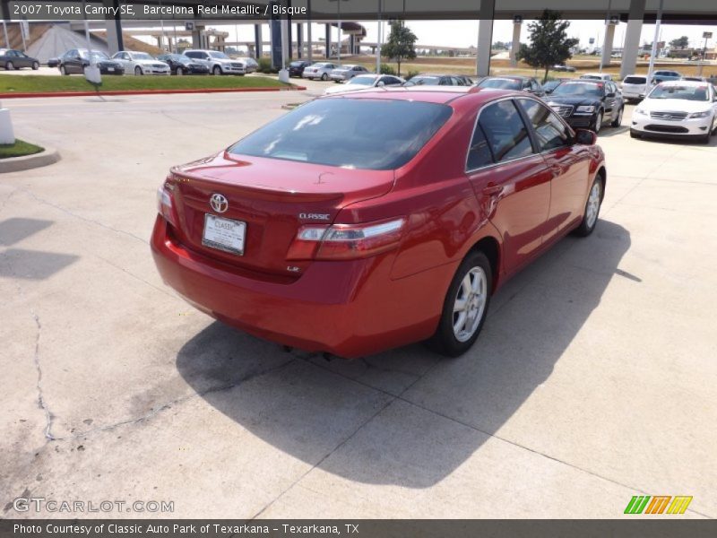 Barcelona Red Metallic / Bisque 2007 Toyota Camry SE